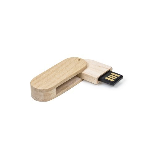 Pen Drive 4GB Bambu Giratório
