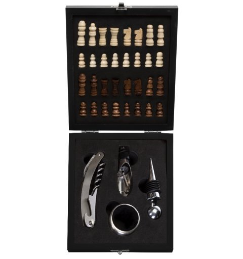 Kit Vinho Xadrez 4 peças