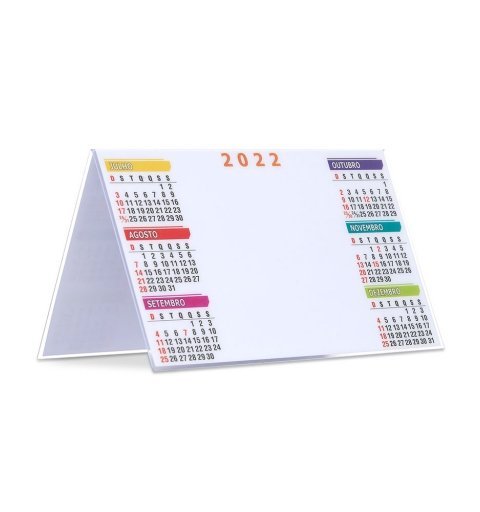 Calendário Plástico de Mesa